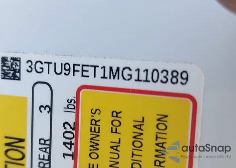 2021 GMC Sierra 1500 4Wd Short Box Denali из США, поврежденный, VIN 3GTU9FET1MG110389